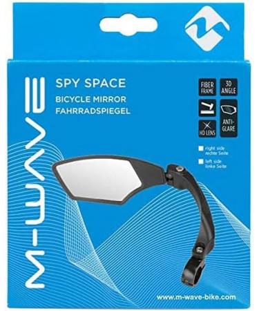 M-Wave SPY Space Bicycle Mirror - Black Single for Left | Best International Shipping - Buy Online on GoSupps.com