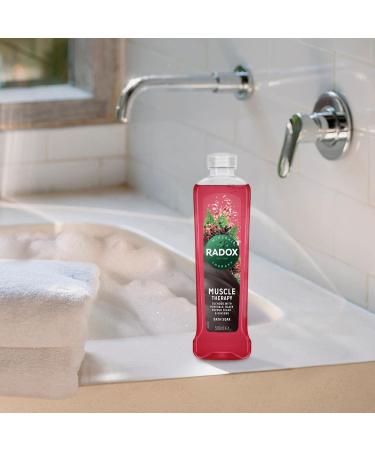 Radox Men Muscle Therapy Bath Soak 500ml - Soothing Relief for Sore Muscles - Buy Online on GoSupps.com