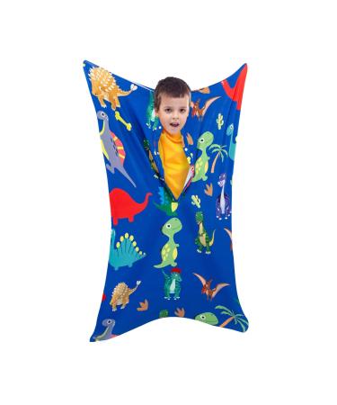 Sensory Body Sock for Children Full Body Wrap Stretch Body Sox to Relieve Stress for Children with Autism Anxiety (L : 142 x 71 cm)