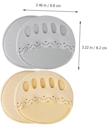 Mobestech 10 Pairs Tabi Socks with Forefoot Pad | Sweat-Absorbing Half Socks & Heel Cushion for Women - Perfect for High Heels & Outdoor Use - Buy Online on GoSupps.com