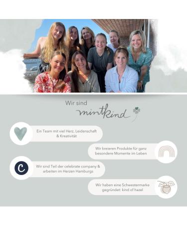 Mintkind Baptism Book | Perfect Baptism Gifts for Boys & Girls | Memory Book & Godchild Gift | Ideal Godmother Gift with Flower Design - Buy Online on GoSupps.com