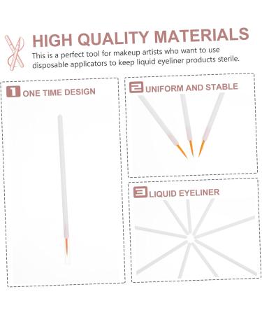 Didiseaon 100pcs Disposable Eyeliner Brush Makeup Brush Eye Liner Wands Makeup Eyeliner Brush Mini Fine Tip - Buy Online on GoSupps.com