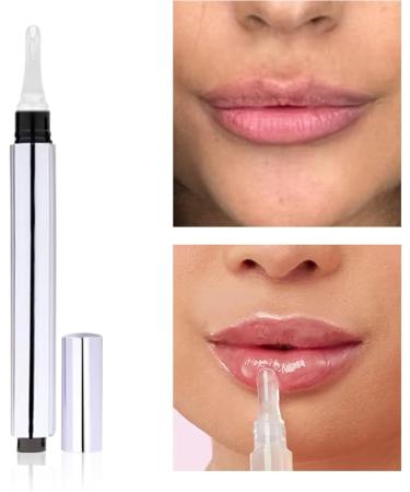 Duqulle Lip effect moisturizing lip oil 3 ml practical care makeup for beauty lovers on the go at home events Bright silver - Buy Online on GoSupps.com