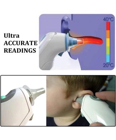 100 Pack Ear Thermometer Covers Replacement Probe Cover Tips Lens Filters Refill Caps for All Braun Models Digital Thermometers Disposable Covers OFF-White - Buy Online on GoSupps.com