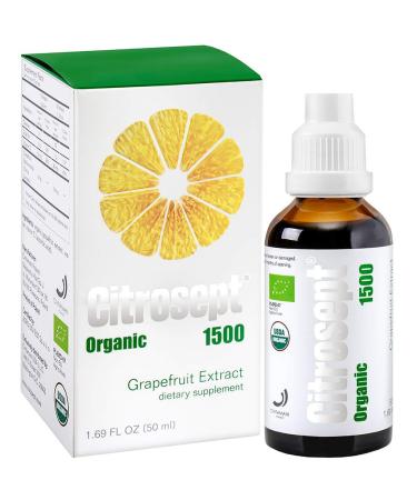 Citrosept Organic Grapefruit Seed Extract with bioflavonoids GSE 1500 50 ml - Buy Online on GoSupps.com