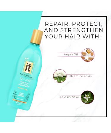 IT Naturals Argan Oil 12-in-One Leave-In Treatment 10.2oz | Repairs Protects & Strengthens All Hair Types | Moisturizing Volumizing & Paraben Free - Buy Online on GoSupps.com