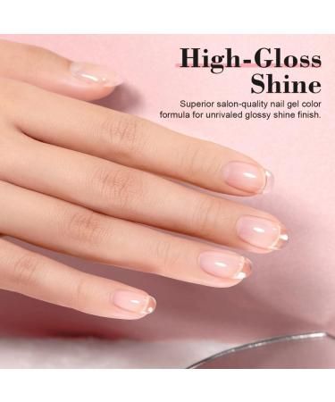 RARJSM Clear Gel Nail Polish - Transparent Builder Rubber Base Soak Off UV/LED Cure - 15ml for Salon & DIY Use - Buy Online on GoSupps.com