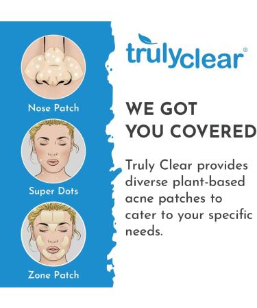 Truly Clear Acne Pimple Patches - Plant Based Hydrocolloid Blemish Zit Dots for Face & Body - Ideal for Cystic Acne - 72 Count Pack - Cruelty-Free Overnight Results - Buy Online on GoSupps.com