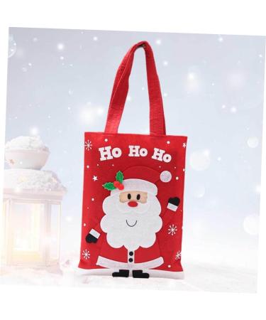 Healeved for Candies Favors Christmas Chocolate Party Bags Claus Santa Tote Pattern Cartoon Portable - Buy Online on GoSupps.com