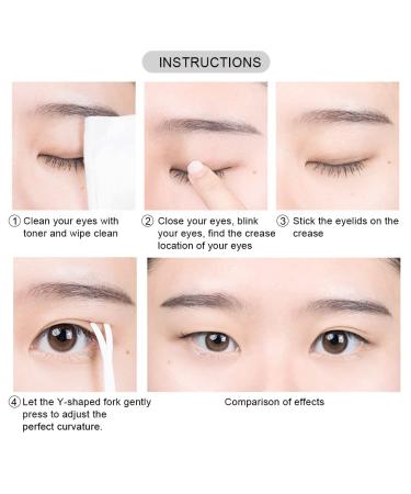 GerNIE Double Eyelid Tape - Long Lasting Transparent Sticker Tool for Perfect Liner & Shadow - 72 Back Mesh Widened Type MXE-C004 - Buy Online on GoSupps.com