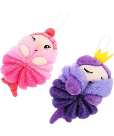 FRCOLOR 8 Pcs Bath Balls - Shower Luffa Body Scrubber & Mesh Pouf for Kids & Adults - Buy Online on GoSupps.com