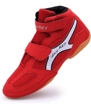 COWOX Kids Wrestling Shoes Indoor Training Boxing Shoes Blue 12Kid - Buy Online on GoSupps.com