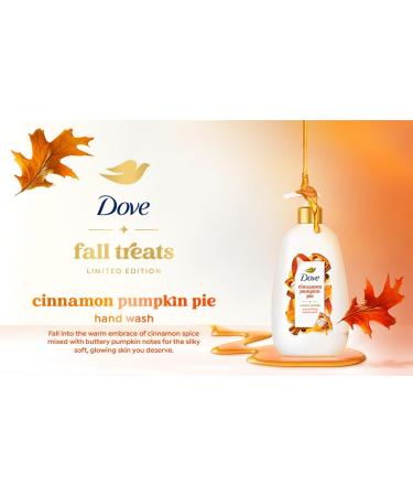 Dove Limited Edition Holiday Treats Liquid Hand Wash for Deep Nourishment Cinnamon Pumpkin Pie 12 oz - Buy Online on GoSupps.com