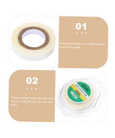 Angoily 2 Rolls Wig Film Women Wig Tape Clear Duct Tape Hair Extension Wig Tape Lace Tape for Wigs Hat Wigs for Women Lacefront Wigs Lace Wigs Ladies Wigs White Miss Front Lace Glue Paper - Buy Online on GoSupps.com