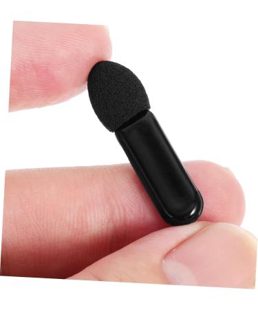Healeved 200 Pcs Mini Eyeshadow Swab Eyeshadow Lipstick Brush Applicator Milky Cotton Black - Buy Online on GoSupps.com