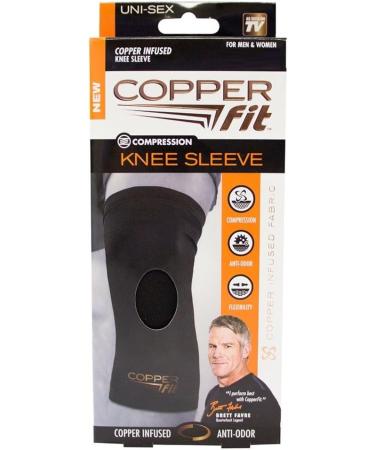 Copper Fit XL Knee Sleeve Set for Men & Women, Compression, Flexibility, Anti-Odor (2 Pack) - Buy Online on GoSupps.com