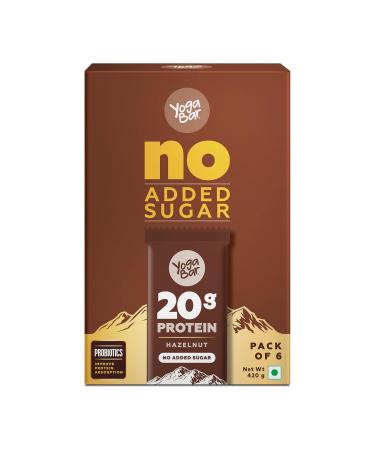 Yoga.bar 20g-Protein Bars Chocolate Brownie | Pack of 6 x 70g Each
