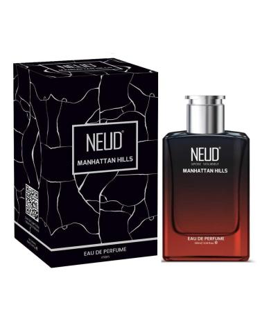 NEU.D X-pose Yourself Manhattan Hills Luxury Perfume For Sophisticated Men Long Lasting Edp - 1 Pack (100Ml Fresh Liquid)