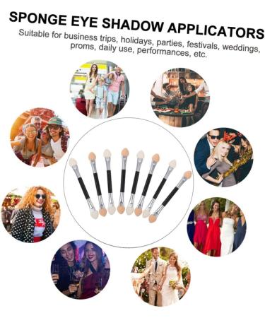 Outanaya 30pcs Eye Shadow Stick Lip Makeup Brush Make up Brush Make up Sponges Eye Mascara Double Emulsion - Buy Online on GoSupps.com