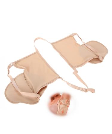 Reusable Cotton Absorbent Pads for Armpit Absorbent Pads Quality Underarm Sweat Protector Bra for Women and Men  Skin Tone