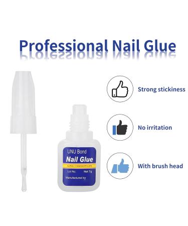 Odor-Free Brush-On Nail Glue for Gloose Nails | Glitter & Gemstone Acrylic Nail Art - Buy Online on GoSupps.com
