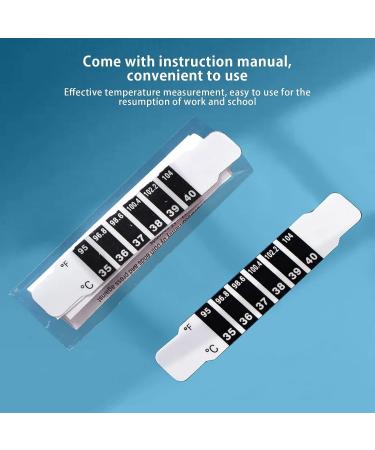 20-Piece Reusable Forehead Thermometer Stickers for Children | Fever Strips & Ear Thermometer Stickers | Home & Travel Use - Buy Online on GoSupps.com