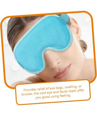 Angoily Anti-Swelling Eye Mask Set | Instant Relief for Swollen Eyes | Cool Gel Sleep Mask for Women | Travel-Friendly Ice Cream Bag - Buy Online on GoSupps.com