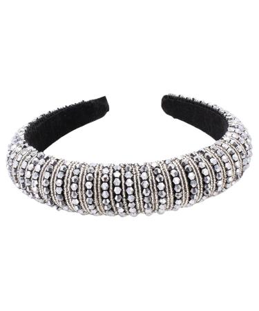Scicent Wedding Hair Jewelry - Rhinestone & Crystal Hair Band for Women & Girls | Silver Fashionable Glittering Headflows - Buy Online on GoSupps.com