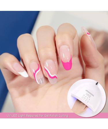 GAOY Gel Nail Art Polish Set - 6 Colors Gel Liner Kit for DIY Manicure and Pedicure - Buy Online on GoSupps.com