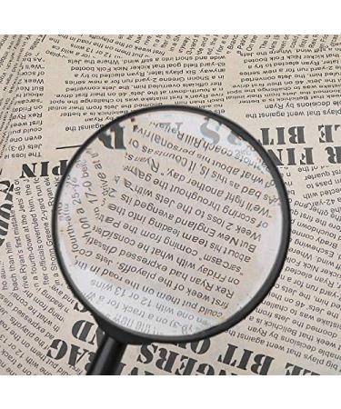 Magnifying 90mm Handheld Magnifier 5X Reading Map Newspaper Magnifying Glass Jewelry Loupe (Size : 100mm) Made in China - Buy Online on GoSupps.com