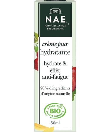 N.A.E. Moisturizing Day Cream for Face with Organic Grape Seed Oil and Sunflower Oil Organic 50ml - Buy Online on GoSupps.com