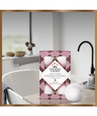 Buy Nubian Heritage Patchouli & Buriti Bath Bombs - Set of 6 (1.6 oz Each) for Relaxation & Luxury | Shop Now! - Buy Online on GoSupps.com