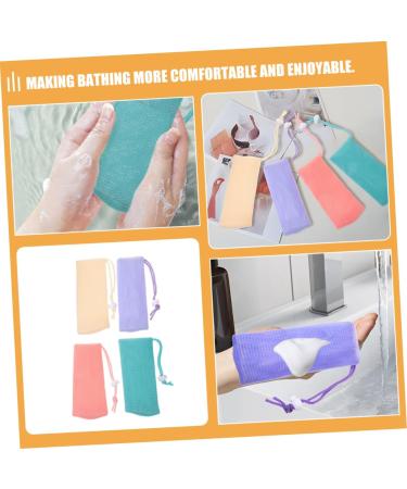 Healeved 16pcs Soap Net Storage Shampoo Face Soap Bar Pouch Bar Soap Scrubber Pouch Soap Pouch Pe - Buy Online on GoSupps.com