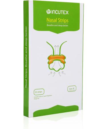 Buy Incutex Nasal Plasters for Snoring - 50 Pack of Nasal Strips | Effective Snoring Stopper | International Shipping Available - Buy Online on GoSupps.com