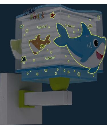 Dalber Little Shark Wall Lamp - Children's Room Lighting | E27 | Cute Haie Animal Design - Buy Online on GoSupps.com