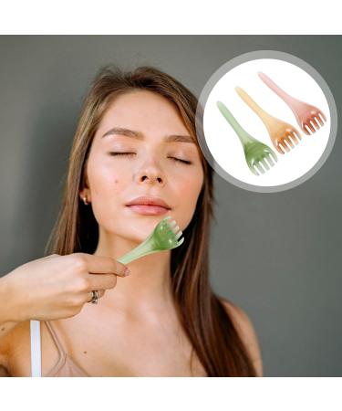 Patkaw Hairkamm Massage Device - 3-Piece Resin Scalp Scraper & Gua Sha Comb for Hair Growth & Relaxation - Buy Online on GoSupps.com