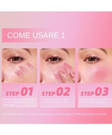 Warm black changing blush cream - double-sided makeup for lips and cheeks automatically changes color to brighten the complexion in warm weather natural nude makeup effect. - Buy Online on GoSupps.com
