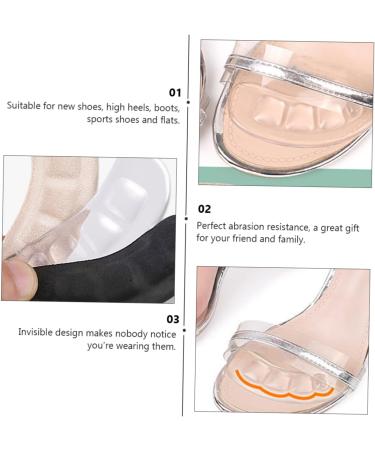 FOMIYES 12 Pairs Non-Slip High Heel Grip Pads Cushioned Foam Inserts for Comfortable Sandals & Shoes | International Shipping Available - Buy Online on GoSupps.com