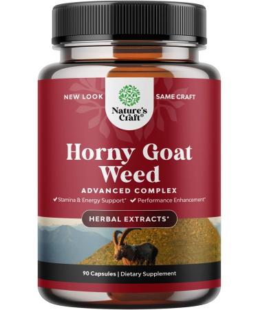 Natures Craft Horny Goat Weed - 90 Capsules 