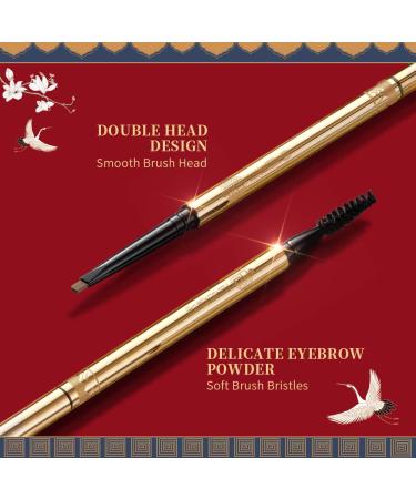 ZEESEA Palace Identity Long-Lasting Eyebrow Pencil - Oriental Ultra-Fine Tip - Quick Drying Formula - Light Brown - Buy Online on GoSupps.com