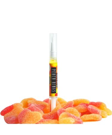 Peach Rings Fragrance Scent Moisturising Cuticle & Nail Oil Travel Brush Pen For hyrating and nourishing dry and brittle nails