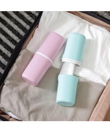 Portable Blue Toothbrush Travel Case with Waterproof Bag - Ideal for Camping, Travel, Business, School, Home - Buy Online on GoSupps.com