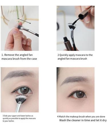 Allayu Curved Brush For Precise Application And Highlighting But Also As Fluorescent Pens Or Eyebrow Care Brushes. Is Also - Buy Online on GoSupps.com