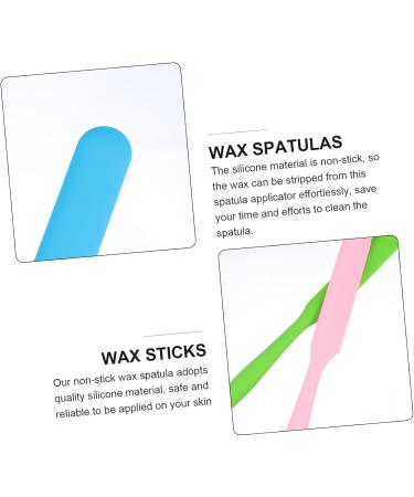 Minkissy 6 STK Silicone Hair Removal Pen - Reusable Wax Sticks & Spatula for Effortless Hair Removal | International Shipping - Buy Online on GoSupps.com