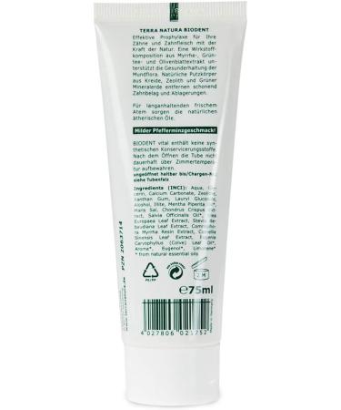 Buy Pack of 3 Stevia Bio Dent Vital 75ml Toothpaste - All-Natural Dental Care Ships Internationally - Buy Online on GoSupps.com