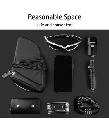 Waterproof Bike Saddle Bag - Adjustable Straps, Ideal for Folding Bike, Road Bike, MTB - Buy Online on GoSupps.com