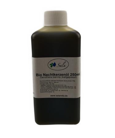 Sala evening primrose oil cold pressed organic food grade (250 ml HDPE bottle)