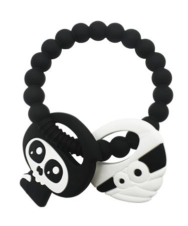 Halloween Baby Teether Baby Teether Toy Silicone Black Gothic
