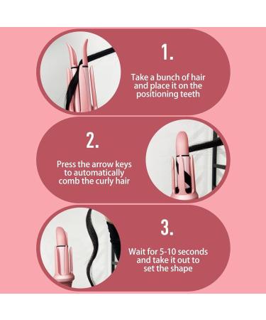 Automatic Curling Iron Easy-to-use Travel Automatic Curling Iron 360 Degree Rotating Curling Iron Curling Wand Hair Waver Fast Heating Bairong US R-c - Buy Online on GoSupps.com