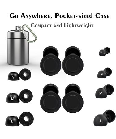 High-Fidelity Ear Plugs for Sleeping & Noise Reduction - Invisible Hearing Protection for Concerts Motorcycles Airplanes and Work | Fits Small Medium Large - Buy Online on GoSupps.com